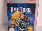 La boîte du jeu « Time Lord » est posée sur une table.
