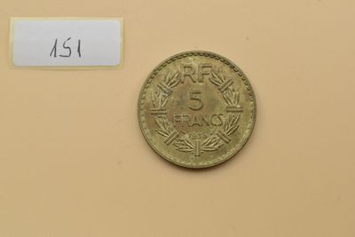 Troisième République. Autre exemplaire 1938 12,19 g.