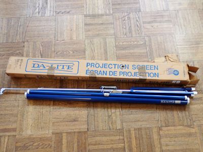 DA-LITE Silver FlYER, écran de projection, feuille argentée …