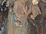 a picture of a painting on the wall of a building