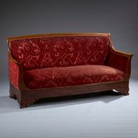 Suite de six fauteuils et d’un canapé en acajou et placage d… (photo 6)