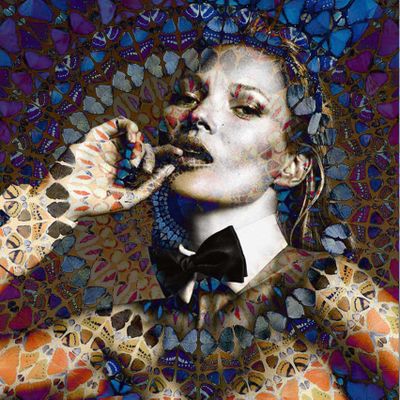 ROMANE JONCOEUR (NÉE EN 1981) KATE MOSS (papillons) ! 2023