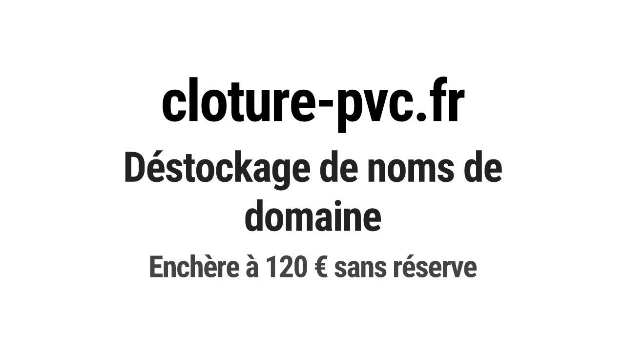 Destockage & Invendus