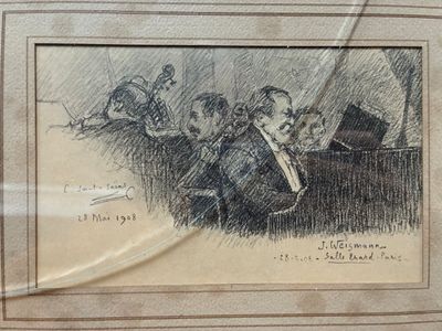 Jacques WEISSMANN (1878-1962) La soirée du 28 mai 1908, donn…