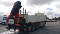 CAMION PLATEAU GRUE VOLVO 6X4 FMX410 équipé GRUE HYVA HC183X… (photo 5)