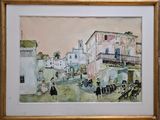 une image d'une peinture d'une scène de rue