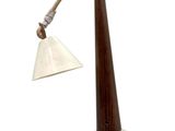 an image of a table lamp with a wooden base and a white shade