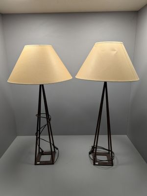 paire de lampes de table de style « mid-century », dans la veine de Paul McCormack