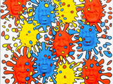 an image of a picture of a bunch of colorful paint splatters