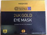 a box of 24k gold eye mask sitting on a table