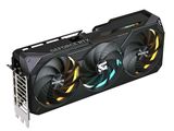 a close up of a video card on a white background