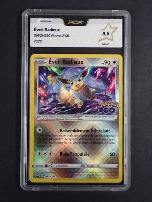 a close up of a pokemon card on a table