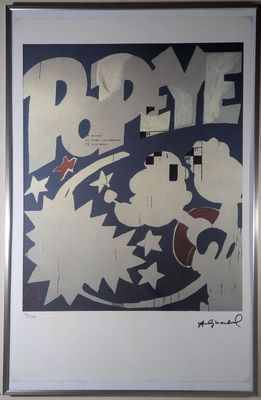 Andy WARHOL (1928-1987) d'après, Popeye, lithographie offset…