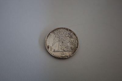 50 francs argent Hercule, 1978, 30g