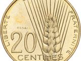 an image of a twenty cent cent coin with a bunch of ears of wheat