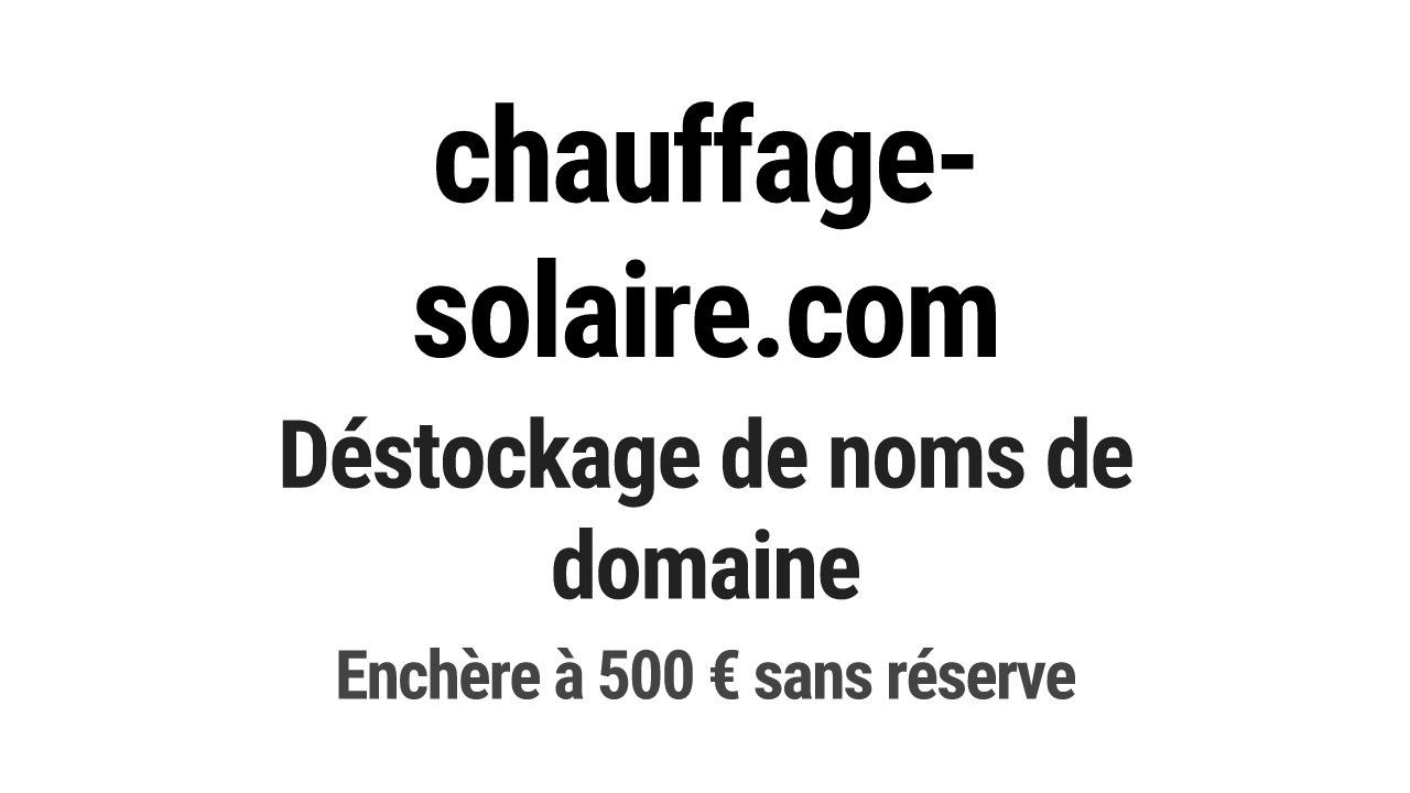 Destockage & Invendus