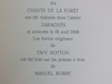 a close up of a book with writing on it