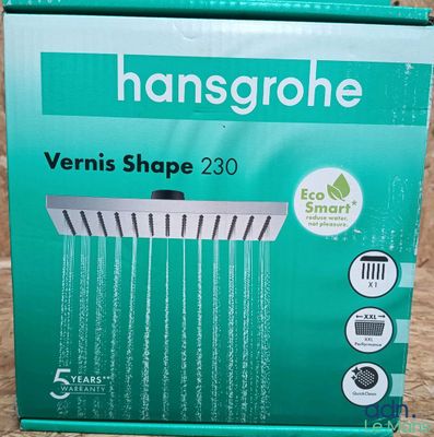 une photo d'un emballage de pomme de douche Hansgrohe Venus Shape 200