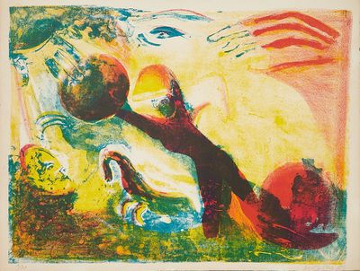 4 lithographies > Charles Lapicque (1898-1988) Sans titre, l…