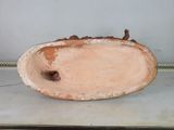 a large piece of wood sitting on top of a counter