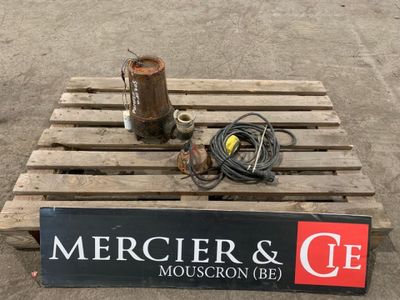 - POMPE IMMERGEE 230V - 18M3/HEURE - Tva récupérable - Obser…