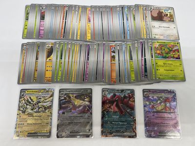 a lot of cards that are on the table