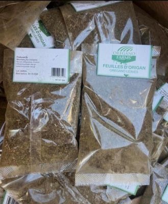 a lot of herbs that are in a box