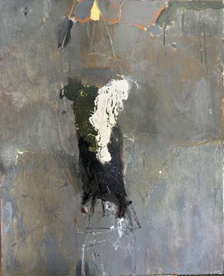 Jean-Jacques GUIONNET (XXème) "Janus", toile signée, titrée …