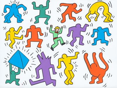 Le Petit Prince revisite Keith Haring, 2023