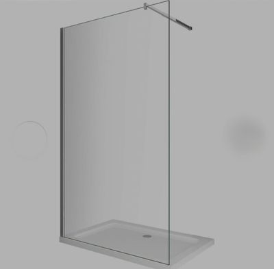 Paroi de douche fixe Ideal Standard en verre transparent, la…