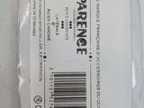 a box with a barcode on it sitting on a table