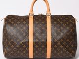 louis vuittoupe speedy bag in brown and tan