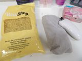 a bag of macaroni and cheese next to a mouse