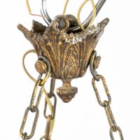 Muller Frères Lunéville, suspension, verre pressé et dépoli … (photo 5)
