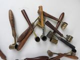 a lot of different types of tools on the table