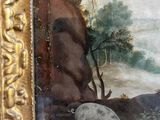 a picture of a painting on the wall of a house