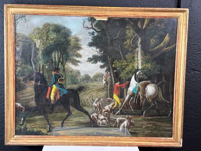 une image d'un tableau représentant un homme sur un cheval