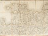 an old map of the island of guernsey in the middle of the 18th century