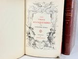 a book opened to show a picture of a man and a woman