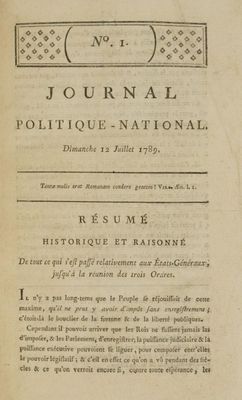 an old book with a black and white image of the title of a journal