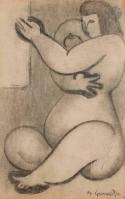an image of a drawing of a woman holding a baby