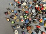 a lot of small figurines that are on the table