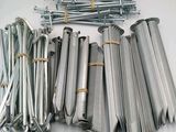 many pieces of metal that are laying on a table
