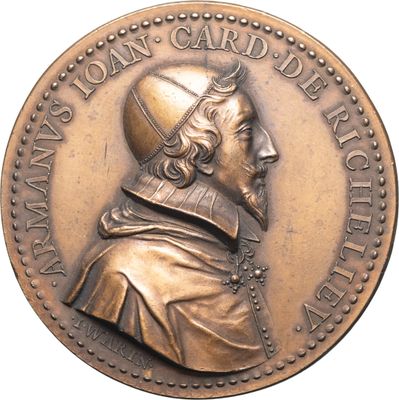 une image représentant une médaille de bronze à l'effigie d'un homme coiffé d'un chapeau