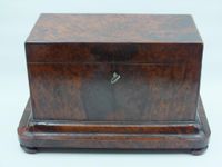 Coffret en acajou et placage d'acajou moucheté du XIXe siècl… (photo 2)