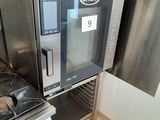 stainless steel ovens and stoves in a commercial kitchen