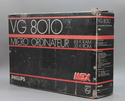 MSX VG8010 en boîte Boite état moyen Polystyrène état correc…