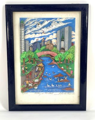 FAZZINO Charles (né en 1955) : A Day in the Park. - Photo 1