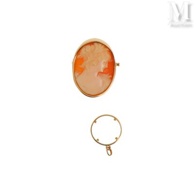 une image représentant le visage d'une femme et une bague