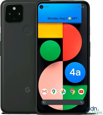 the google pixel 4g smartphone is shown in black